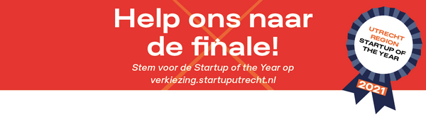 Genomineerd voor Startup of the Year!