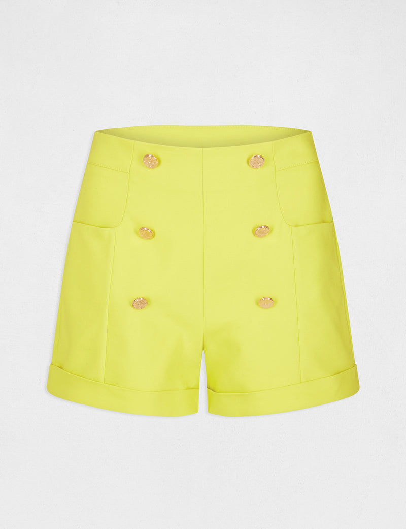 KORTE BROEK GEEL EFFEN