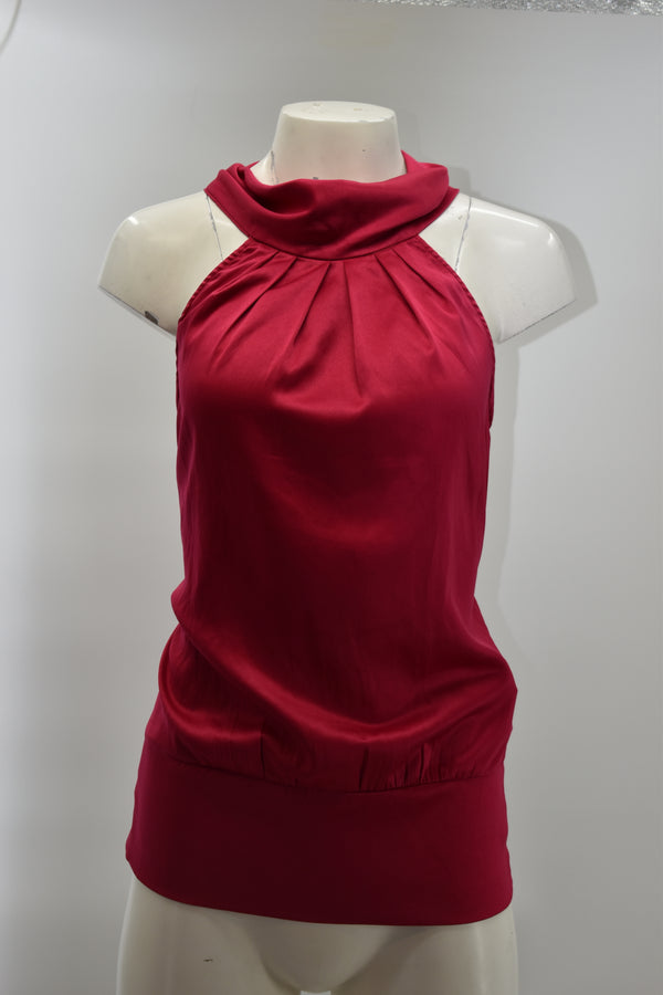 TOP ZONDER MOUWEN ROOD