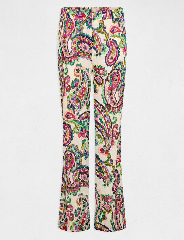 BROEK MEERKLEURIG PAISLEY