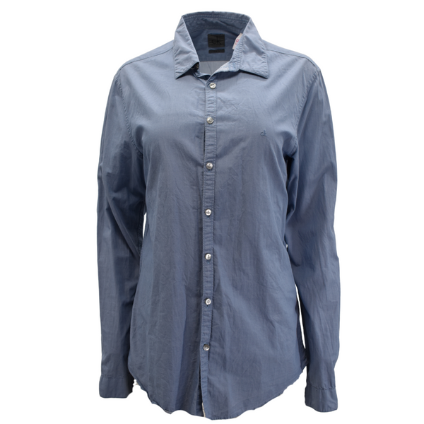 BLOUSE BLAUW
