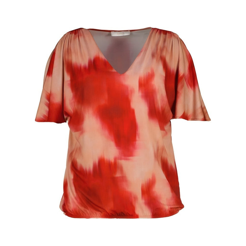 TOP KORTE MOUWEN ROOD