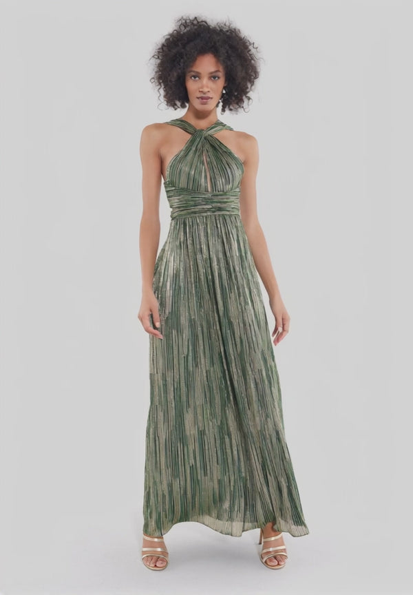 GALA JURK GROEN GESTREEPT