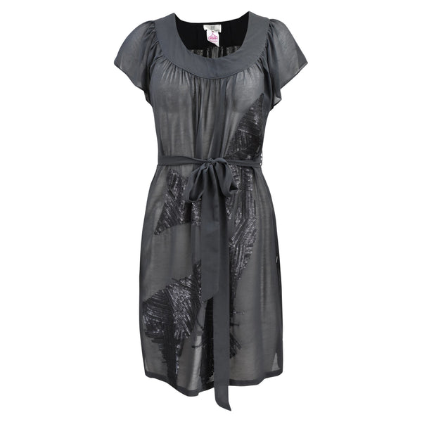 ZWARTE MIDI JURK