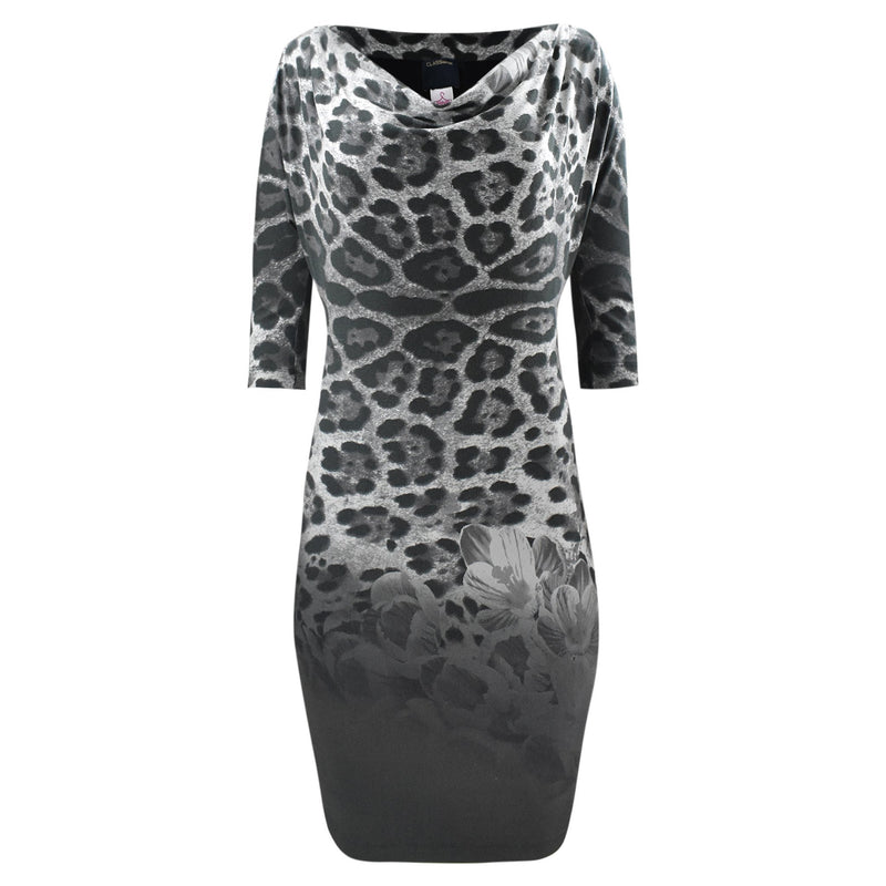MIDI JURK MET PRINT