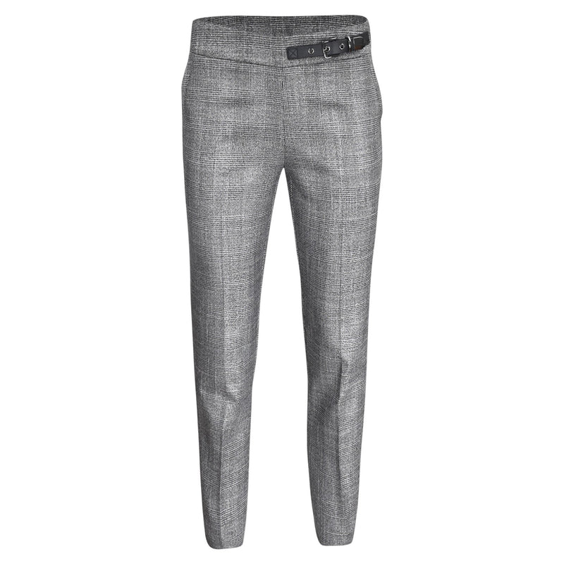 GRIJZE GLITTER PANTALON