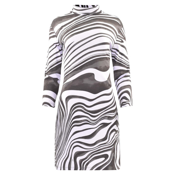 PAARSE JURK MET ZEBRAPRINT