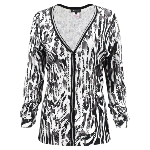 WIT VEST MET LANGE MOUWEN