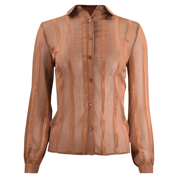 BLOUSE GESTREEPT