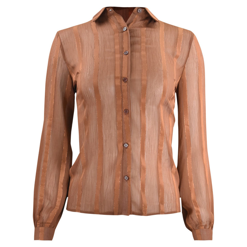 BLOUSE GESTREEPT