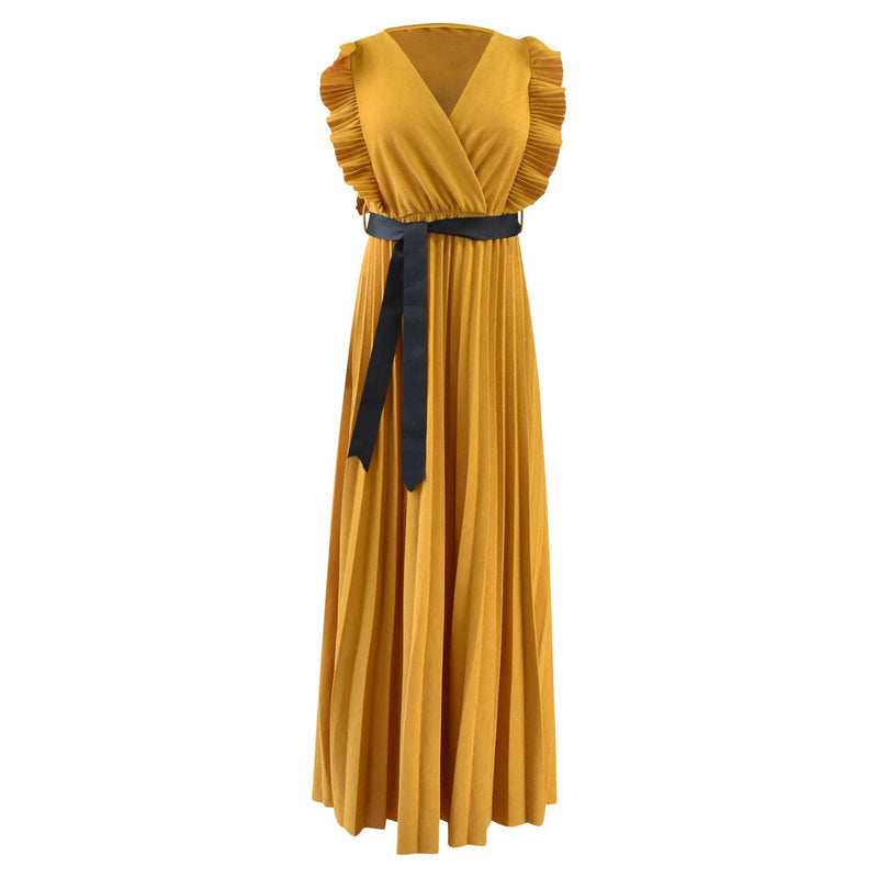Gele jurk deals