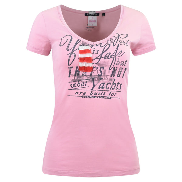 ROZE SHIRT MET PRINT