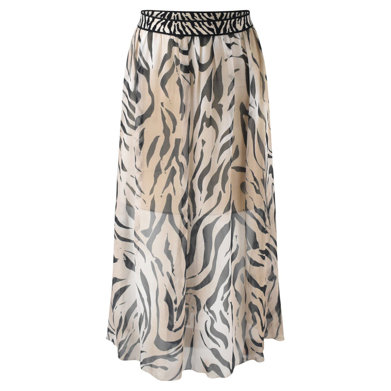 MAXI ROK ZEBRA PRINT