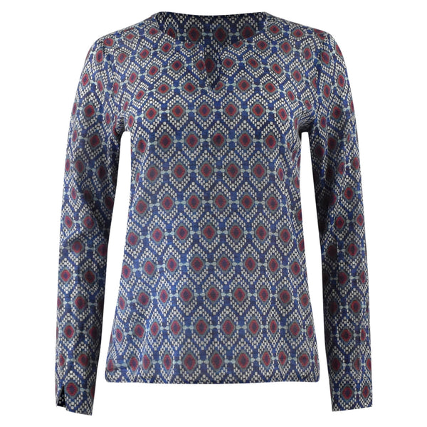 BLOUSE MET PRINT