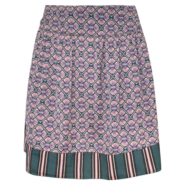 PAARSE ROK MET ABSTRACTE PRINT