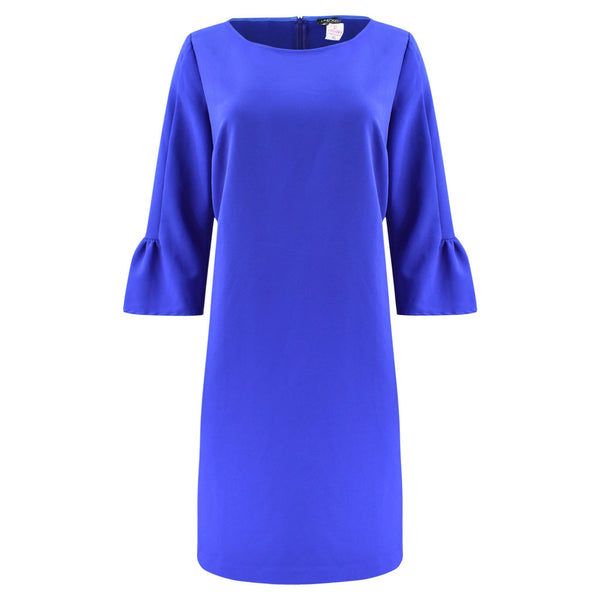 BLAUWE MIDI JURK