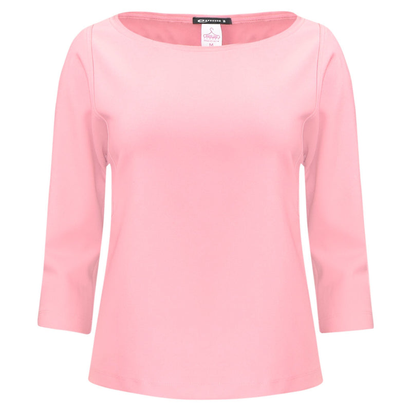 ROZE TOP MET LANGE MOUWEN