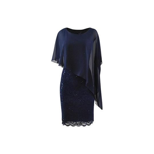 SWING CHIFFONJURK MET PAILLETTEN