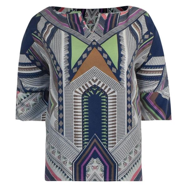 BLOUSE ARTISTIEKE PRINT