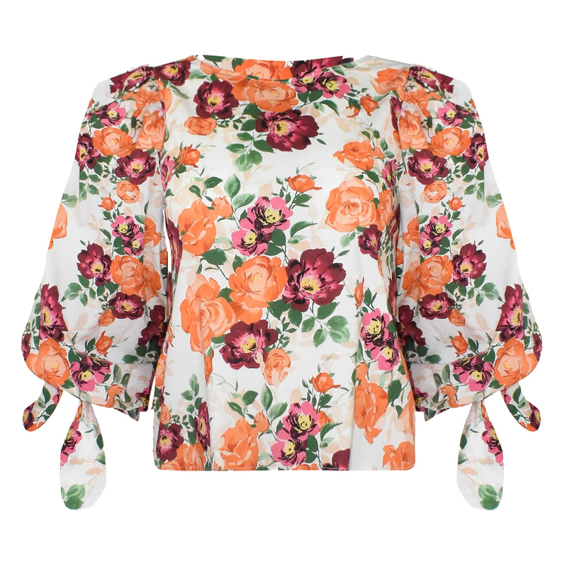 BLOEMEN PRINT TOP