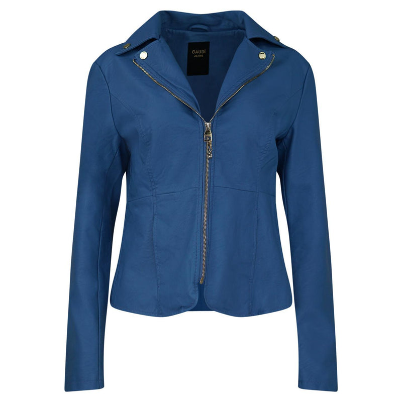 BIKER JACKET BLAUW