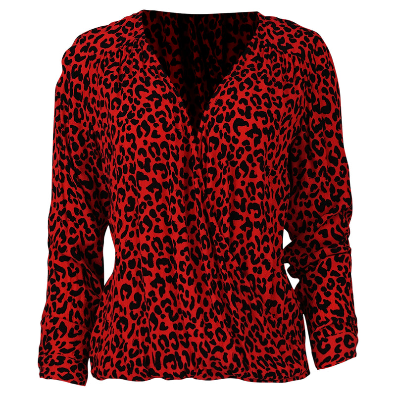 TOP LANGE MOUWEN ROOD LUIPAARD