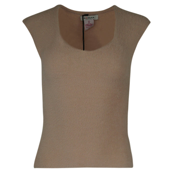 TOP ZONDER MOUWEN ROZE EFFEN