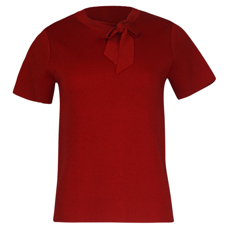 TOP KORTE MOUWEN ROOD