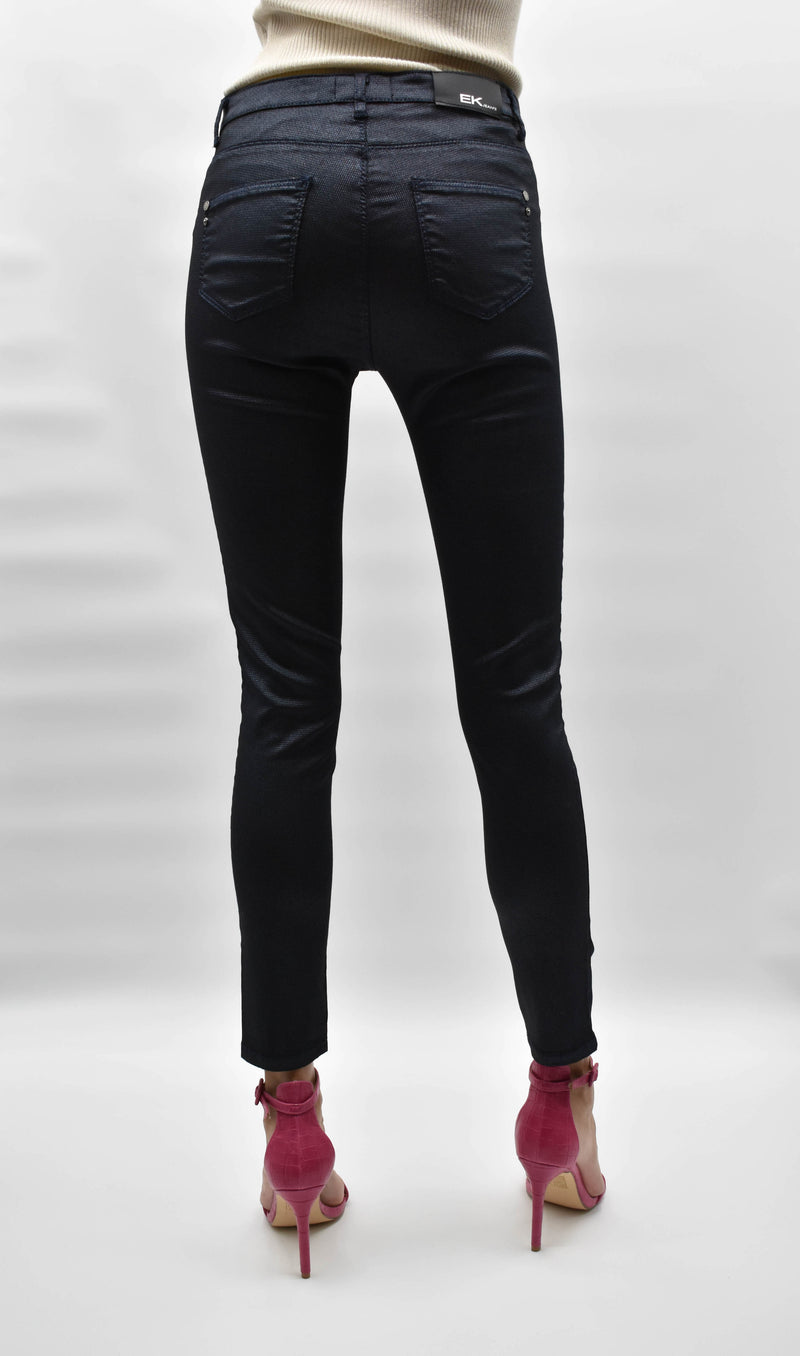JEANS BROEK RUITJES MOTIEF