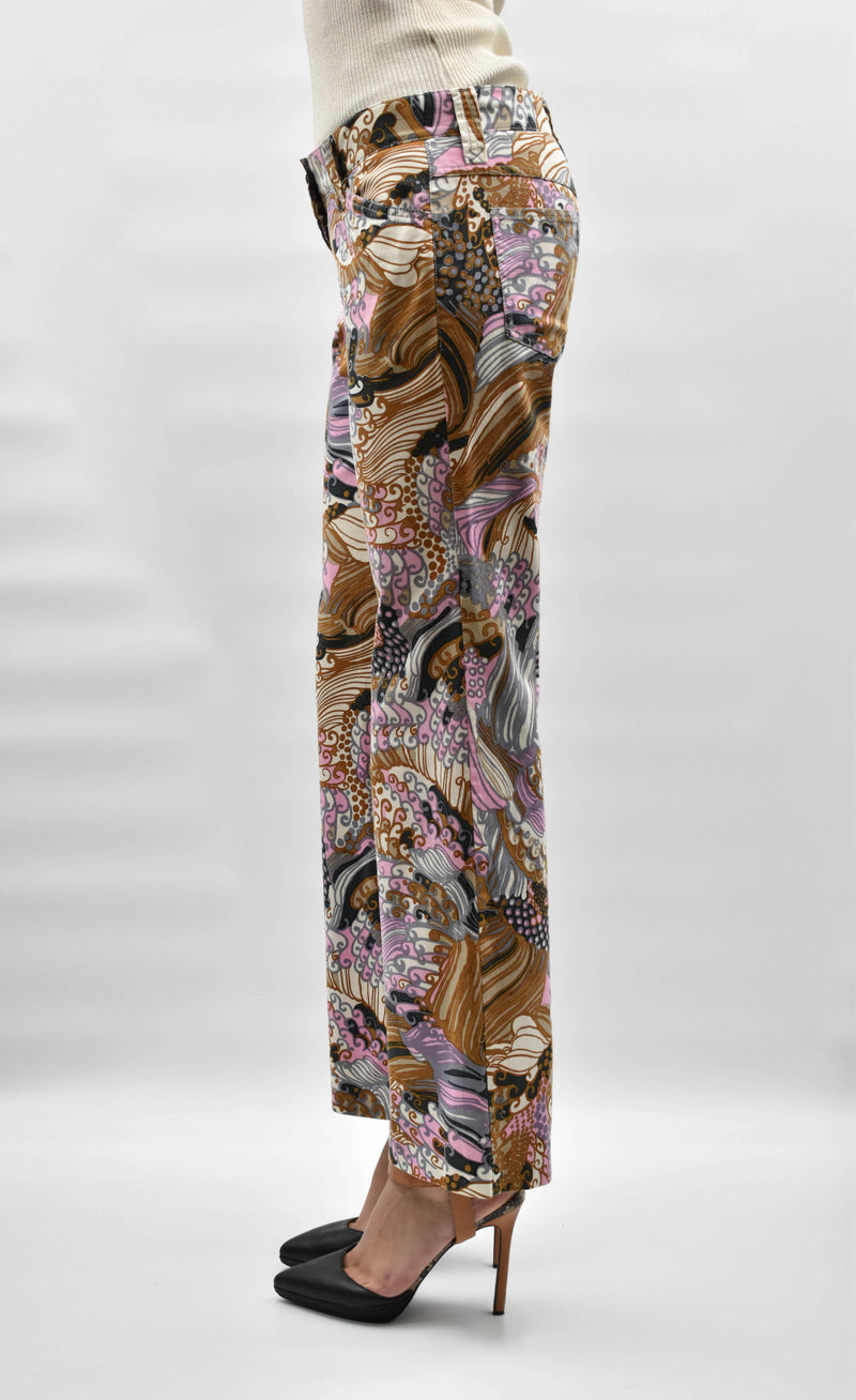 LANGE BROEK MET PRINT