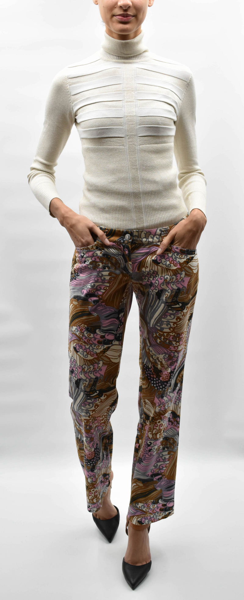 LANGE BROEK MET PRINT