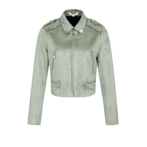 BIKER JACKET GROEN