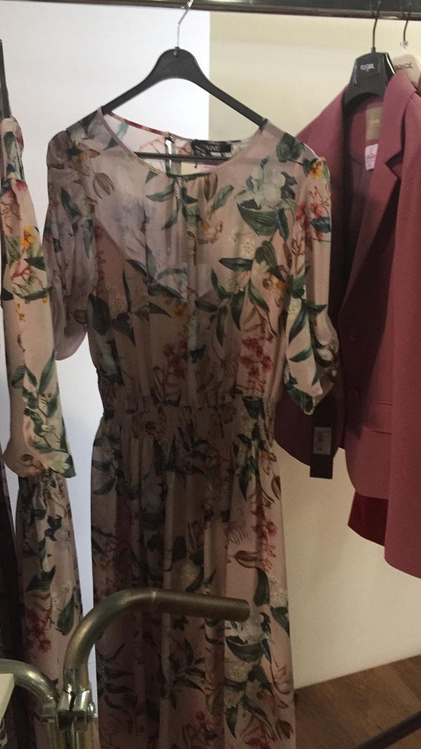 KLEURRIJKE JURK MET PRINT