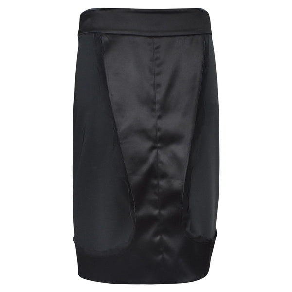 ZWARTE MIDI ROK