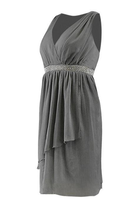 KORTE JURK CHIFFON
