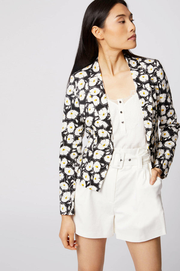 BLAZER BLOEMEN PRINT