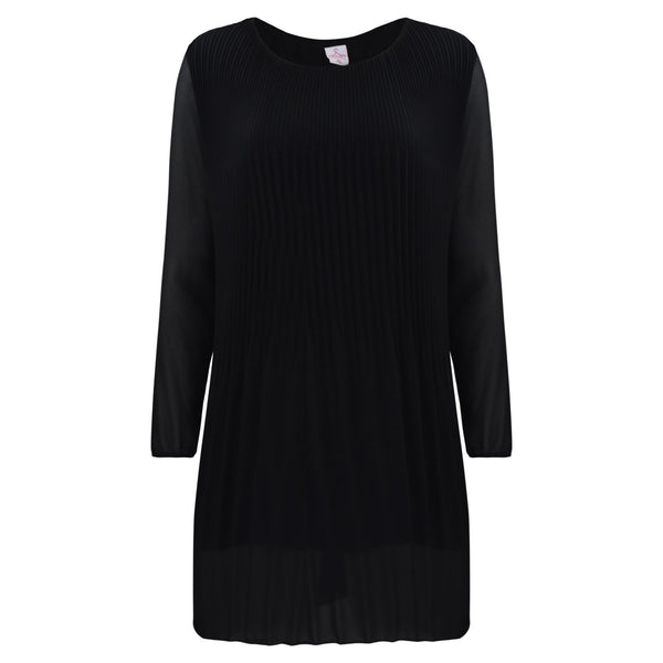 ZWARTE MIDI JURK