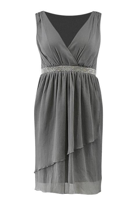 KORTE JURK CHIFFON