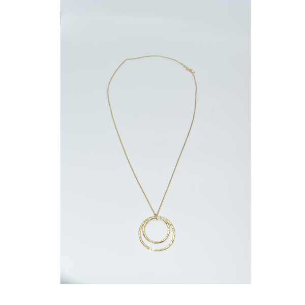 GOUDEN KETTING MET GOUDEN HANGER