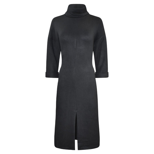 ZWARTE MIDI JURK