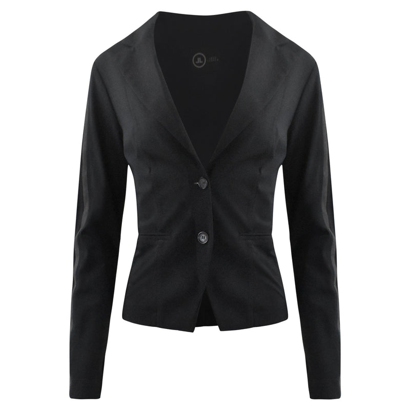 BLAZER ZWART GRIJZE STREEP