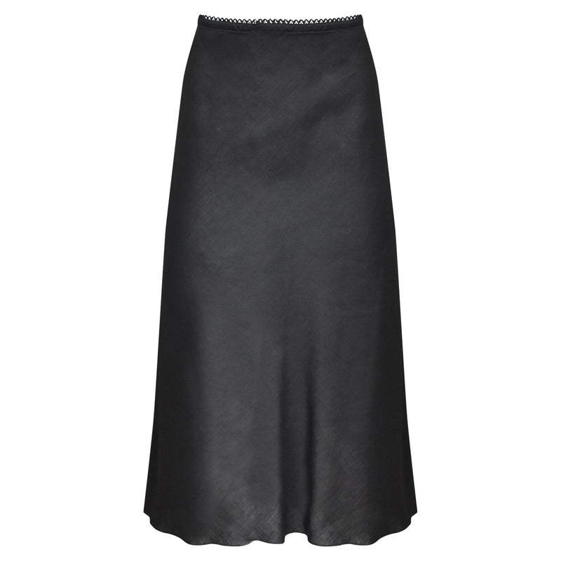 ZWARTE MIDI ROK