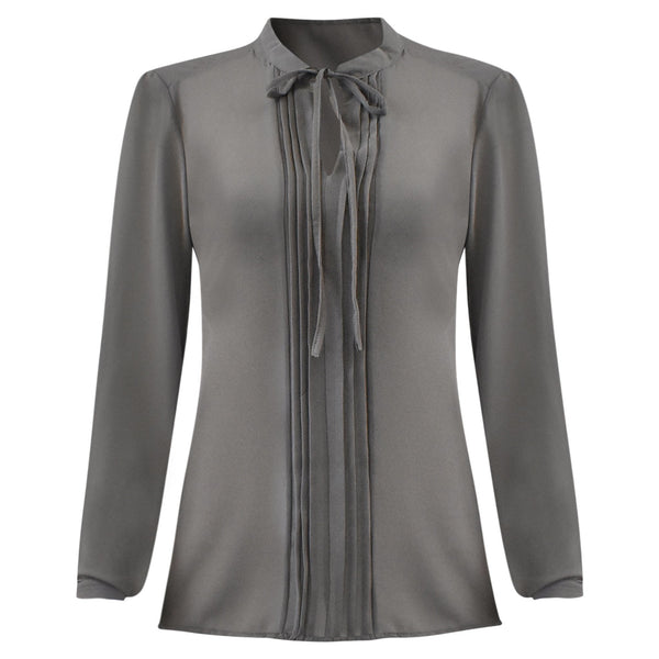 GRIJZE BLOUSE